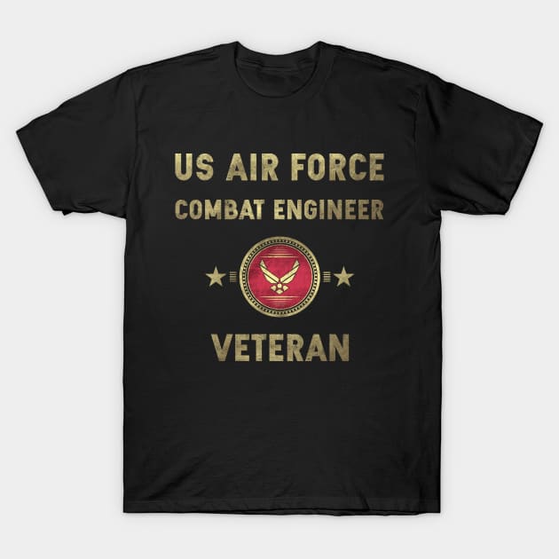 Air Force Combat Engineer Veteran T-Shirt by GR-ART